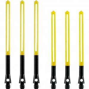 Stems: Unicorn Slikstik Aluminium Shafts - Side Loading - Yellow