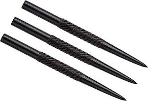 Winmau Black Spiral Points - 32mm