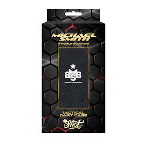 Shot Steel Tip Darts: Shot Michael Smith World Champion Tactical Darts Case-Black