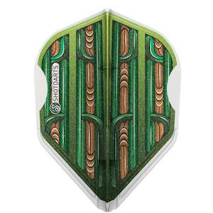 Shot L-Style EZ L3 - Small Standard Dart Flights - Rutene Green