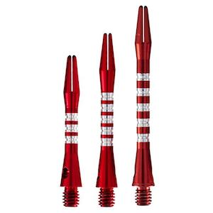 Shot Pyramid Aluminium Stems - Red