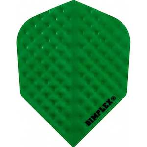 Harrows Dimplex - Plain Green - Small Standard Flights