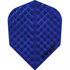 Harrows Flights: Harrows Dimplex - Plain Blue - Small Standard Flights