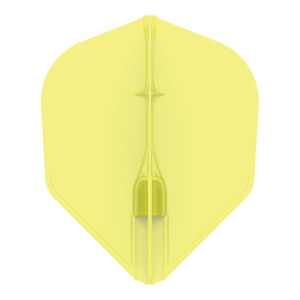 L-STYLE EZ Dart Flights - L3 / Small Standard Clear Yellow