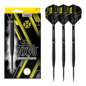 NX90 Black Edition - 90% Tungsten Steel Tip Darts