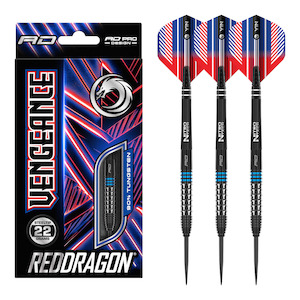 Vengeance Blue - 90% Tungsten Steel Tip Darts