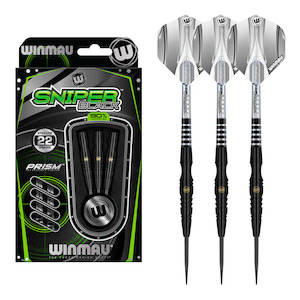 Sniper Black - 90% Tungsten Steel Tip Darts