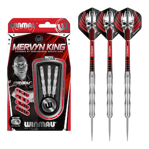 Mervyn King - 90% Tungsten Steel Tip Darts