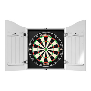 Dartboards Accessories: Axis Dartboard & Cabinet Bundle