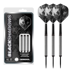 Black Shadow V2 M1 - 90% Tungsten Steel Tip Darts