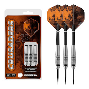 Crusader V2 M4 - 80% Tungsten Steel Tip Darts