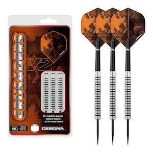 Crusader V2 M2 - 80% Tungsten Steel Tip Darts