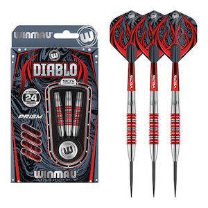 Diablo Torpedo Barrel - 90% Tungsten Steel Tip Darts