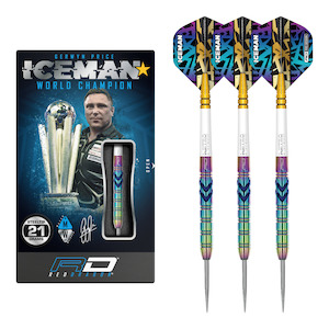 Gerwyn Price Ionic - 90% Tungsten Steel Tip Darts