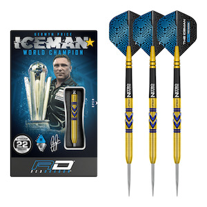 Gerwyn Price Avalanche Gold - 90% Tungsten Steel Tip Darts