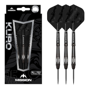 Kuro M4 - 95% Tungsten Steel Tip Darts