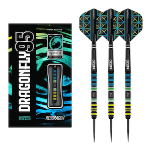 Dragonfly 95 Black Parallel - 95% Tungsten Steel Tip Darts