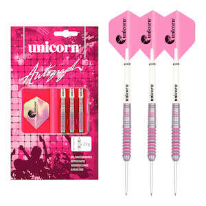 Unicorn: Autograph Style 1 - 80% Tungsten Steel Tip Darts