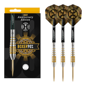 Boxer Bomb Gold Titanium Anniversary Edition - 90% Tungsten  Steel Tip Darts