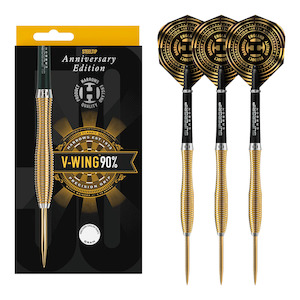 V-Wing Gold Titanium Anniversary Edition - 90% Tungsten  Steel Tip Darts