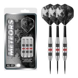 Meteors 90 V2 M2 - 90% Tungsten Steel Tip Darts