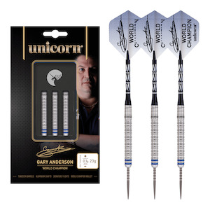 Gary Anderson World Champion Phase 3 - 90% Tungsten Steel Tip Darts