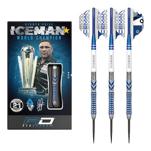 Gerwyn Price Iceman Contour - 90% Tungsten Steel Tip Darts