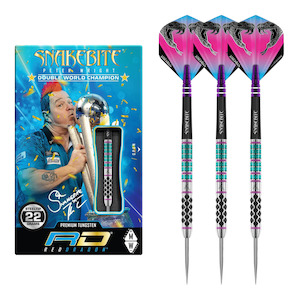 Peter Wright Supa Venom - 90% Tungsten Steel Tip Darts