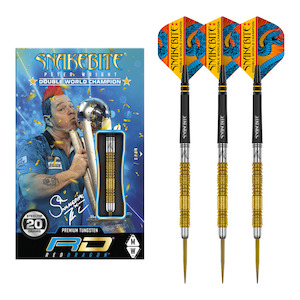 Peter Wright Double World Champion Special Edition Gold - 85% Tungsten Steel Tip Darts