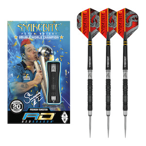 Peter Wright Double World Champion Special Edition Black - 85% Tungsten Steel Tip Darts