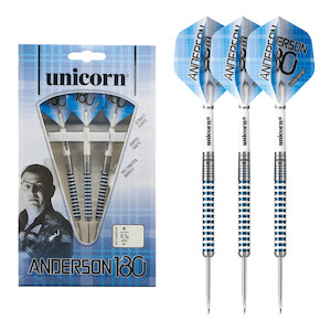 Gary Anderson 180 - 90% Tungsten Steel Tip Darts