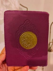 Quran, Arabic, pocket size with zip cover