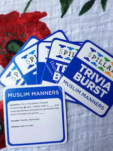 5Pillars Trivia Burst: MUSLIM MANNERS- The Fun Islamic Card Game