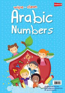 Wipe-Clean Arabic Numbers