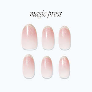 [bare Lavender] Magic Press Nail - Rose Sparkling