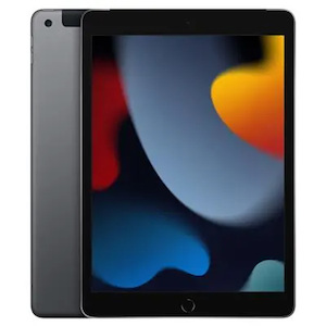 New Apple iPad 64GB Wi-Fi + Cellular (Space Grey) [9th Gen]