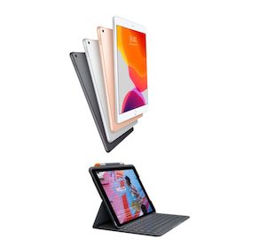 Products: Apple iPad 7th Gen 32GB Wifi + Bluetooth Keyboard Case Refurbished A Grade iPad