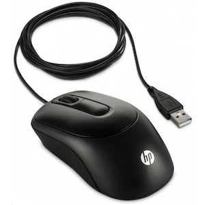 HP X900 Wired Optical Mouse – 1000dpi USB 3 buttons, scroll wheel with cable