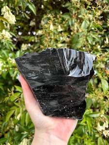 Black Obsidian Rough Piece B 1.9kgs