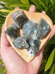 Crystals: Moss Agate Rough Piece Small