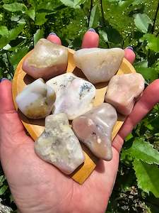 Tumbled Stones: Pink Opal Large Tumbled Stone