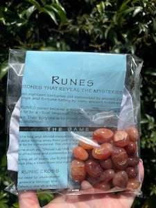 Carnelian Runes Set