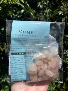 Rose Quartz Runes Set