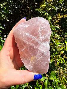 Rough Raw: Rose Quartz Rough Piece E