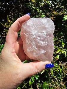 Rose Quartz Rough Piece A