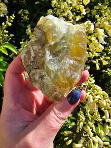 Green Calcite Rough Piece F