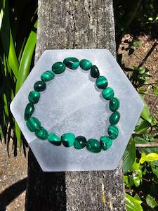 Malachite | Nugget Bead Bracelet