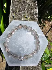 Light Smoky Quartz | Nugget Bead Bracelet