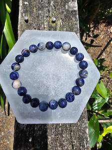 Sodalite | Round Bead Bracelet