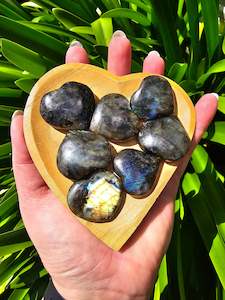 Labradorite Medium Heart